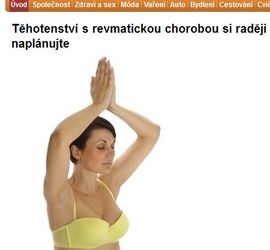 Těhotenství s revmatickou chorobou si raději naplánujte