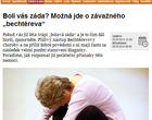 Bolí vás záda? Možná jde o závažného „bechtěreva“