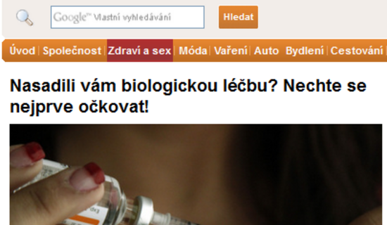 Nasadili vám biologickou léčbu? Nechte se nejprve očkovat!