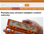 Psoriatici jsou ohroženi častějším vznikem cukrovky