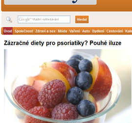 Zázračné diety pro psoriatiky? Pouhé iluze