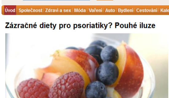 Zázračné diety pro psoriatiky? Pouhé iluze