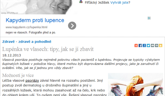 Lupénka ve vlasech: tipy, jak se jí zbavit