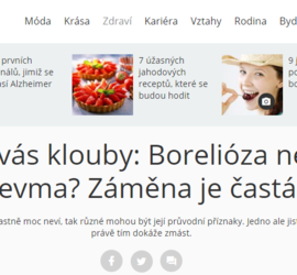 Bolí vás klouby: Borelióza nebo revma? Záměna je častá