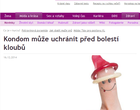 Kondom může uchránit před bolestí kloubů