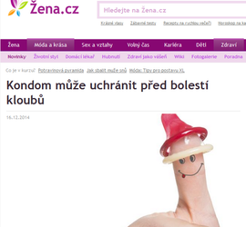 Kondom může uchránit před bolestí kloubů