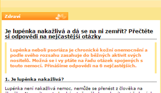 Je lupénka nakažlivá a dá se na ni zemřít? Přečtěte si odpovědi na nejčastější otázky